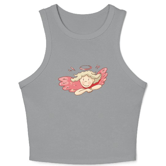 angel Crop Tank Top