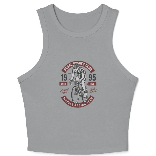 Bicycle Racing Team Crop Tank Top
