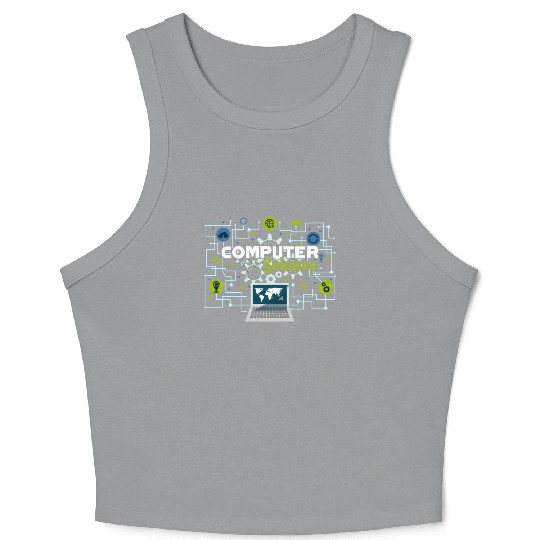 Computer Science Crop Tank Top