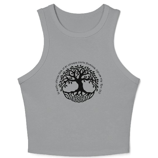 TREE OF LIFE Crop Tank Top