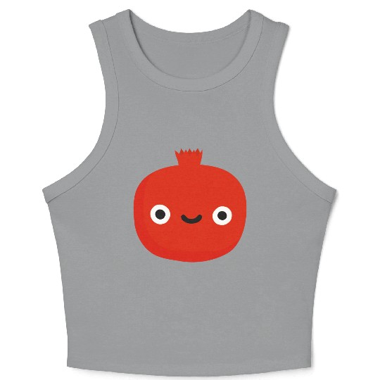 Pomegranate Crop Tank Top