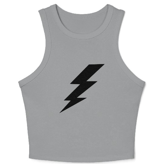 lightning bolt Crop Tank Top
