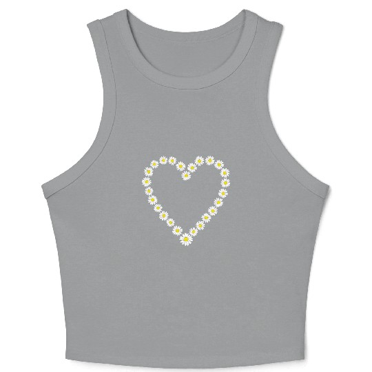 Heart of Daisy Nature-loving Love Crop Tank Top