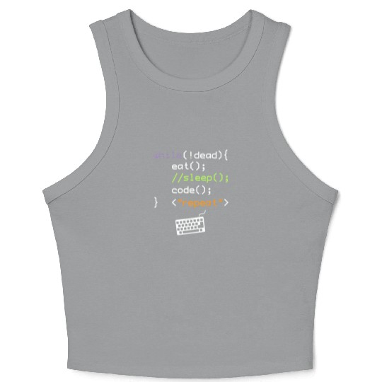 Computer Science Programmer Crop Tank Top