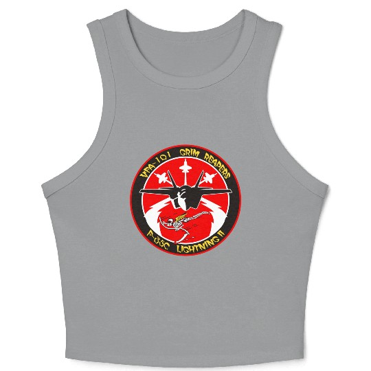 F-35 Lightning II VFA-101 Grim Reapers Crop Tank Top