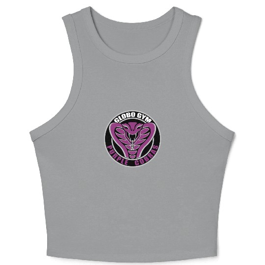 Globo Gym Purple Cobras Crop Tank Top