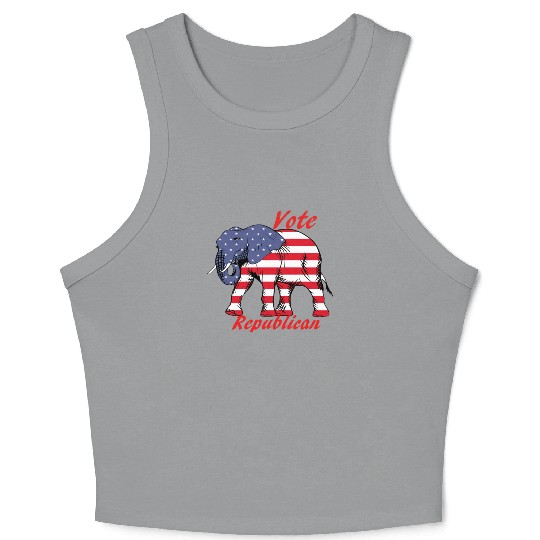 Vote Republican Crop Tank Top