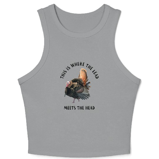 Wild Turkey Hunting Crop Tank Top