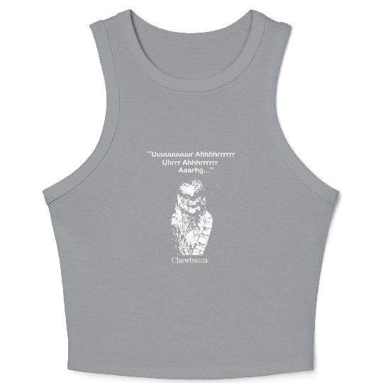 Chewbacca T - Crop Tank Top - Star Wars fan