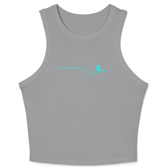 MTB mountain bike mountain biking cycling Crop Tank Top