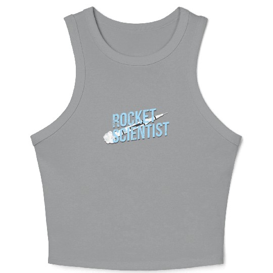 Science - Rocket Scientist Crop Tank Top