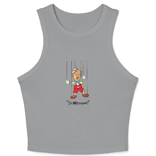 Pinocchio Trump Crop Tank Top