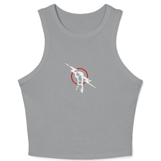 Cm Punk Lighting Rod Crop Tank Top