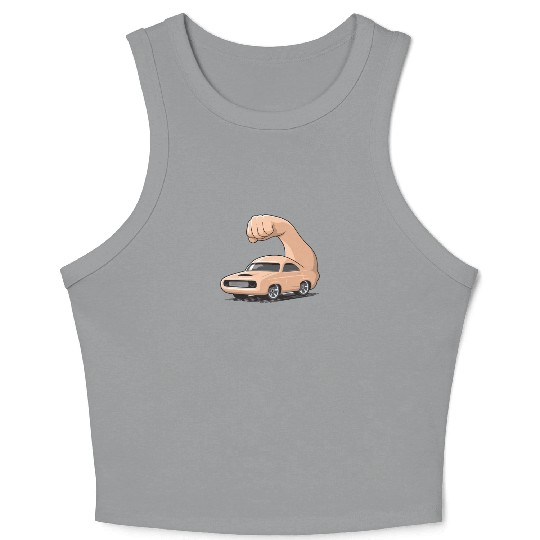 Muscle Car Crop Tank Top
