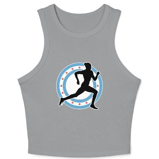 CHICAGO MARATHON 7 Crop Tank Top
