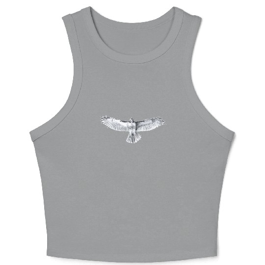 Red-Tailed Hawk Crop Tank Top