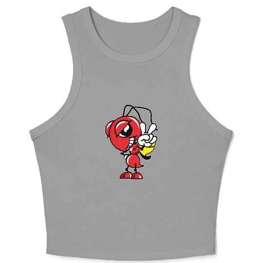 Marc Marquez Ant Logo Crop Tank Top