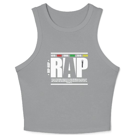 Hip-Hop Collection "Rap" Crop Tank Top