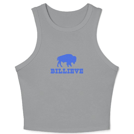 Bills Mafia BillieveShirt - Buffalo Football Crop Tank Top