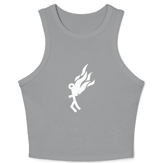 Burning Man Crop Tank Top