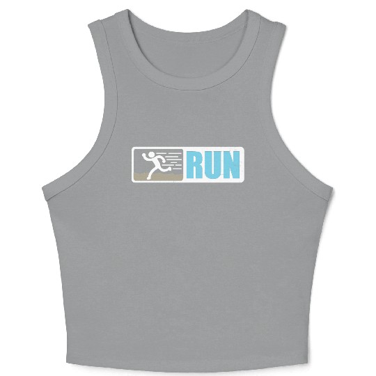 Run boy run - Premium Design Crop Tank Top