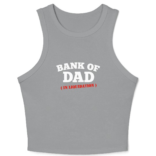 BANK OF DAD Crop Tank Top