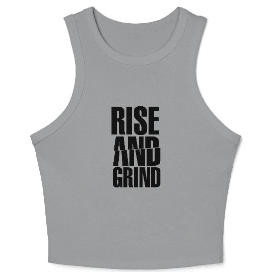 Rise & Grind Crop Tank Top