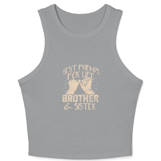 Brother Sister Crop Tank Top