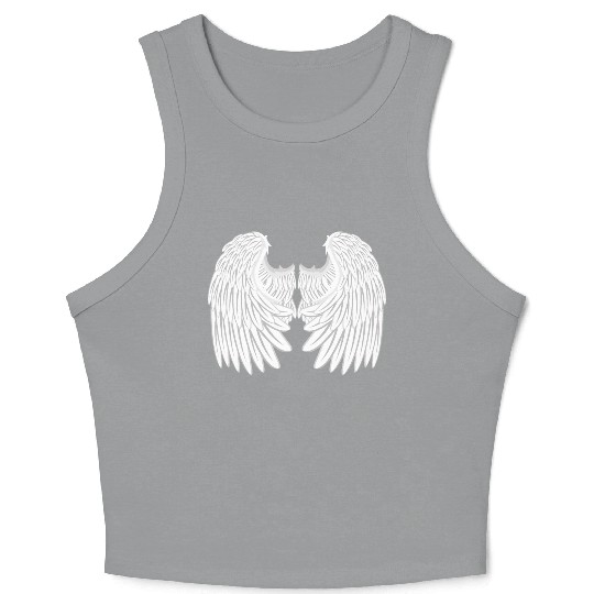 Angel Wings Crop Tank Top