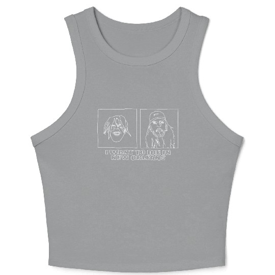 Suicide boys simple art Crop Tank Top