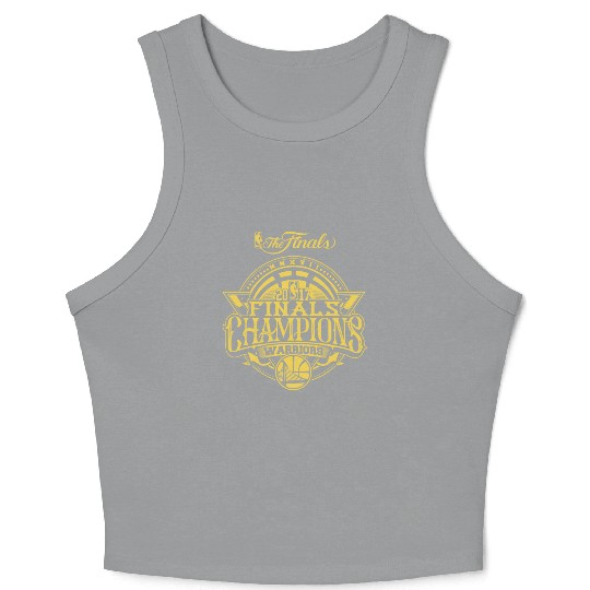 Golden State Warriors Finals Champions 2017 Crop Tank Top