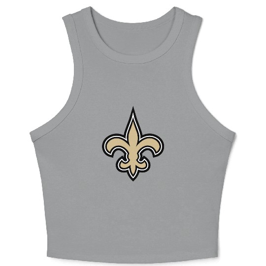 New Orleans Fleur de Lis Crop Tank Top