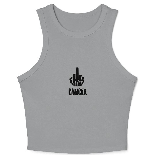 Fuck Cancer Crop Tank Top