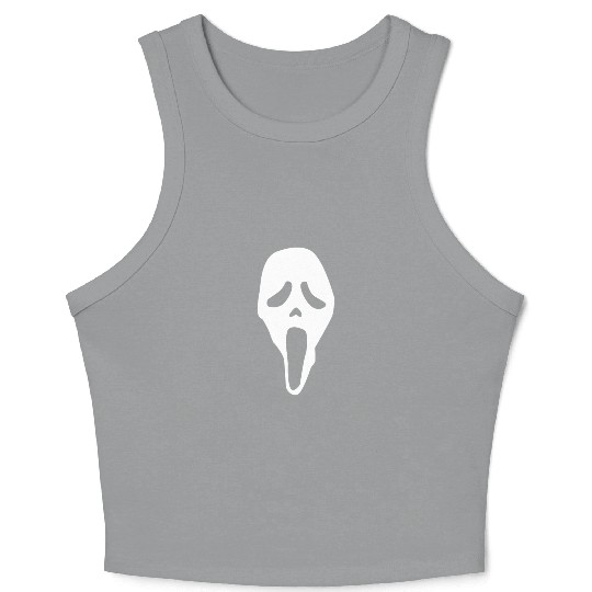 Scream Ghostface Fan Crop Tank Top