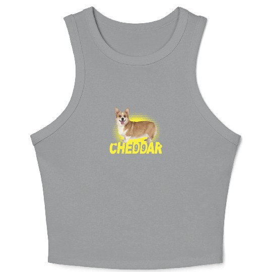 Cheddar Corgi Dog Brooklyn Nine Nine B99 Crop Tank Top