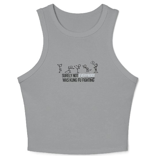 kung fu fighting Crop Tank Top