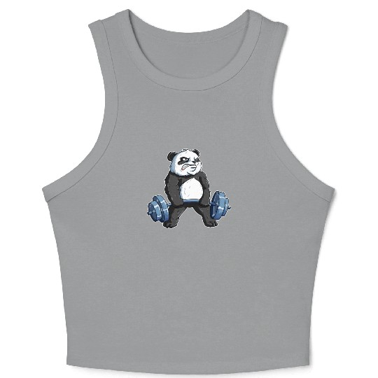 Deadlift Panda Gym Wear Crop Tank Top