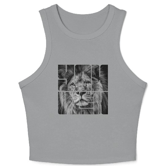 Yahweh (YHWH) Lion Crop Tank Top