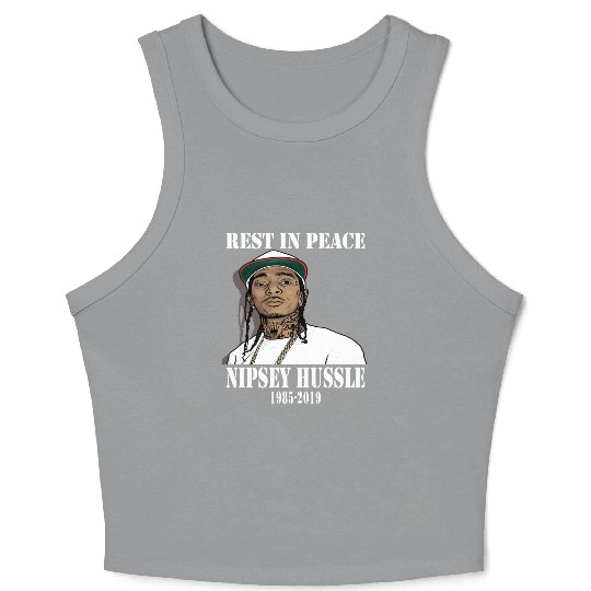 Nipsey Hussle Rest in Peace Crop Tank Top