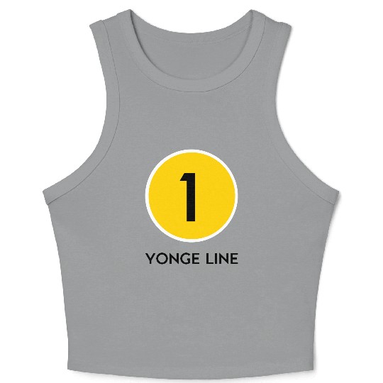 Yonge Street Subway Line Crop Tank Top