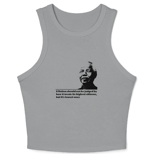 Nelson Mandela Crop Tank Top