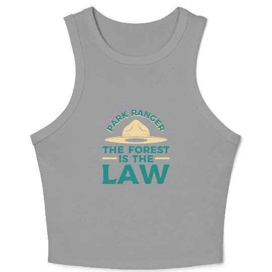 Park Ranger Law Gift Crop Tank Top