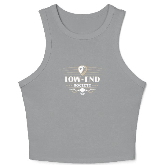 Original Low End Society for Bass Player Crop Tank Top