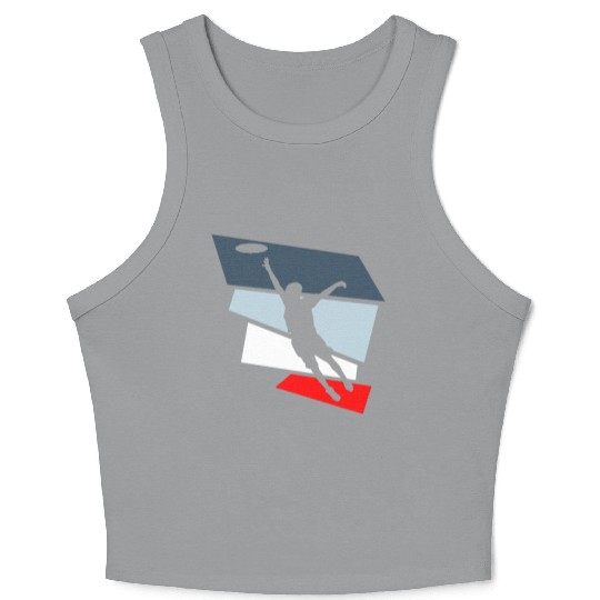 frisbee ultimate frisbee Crop Tank Top