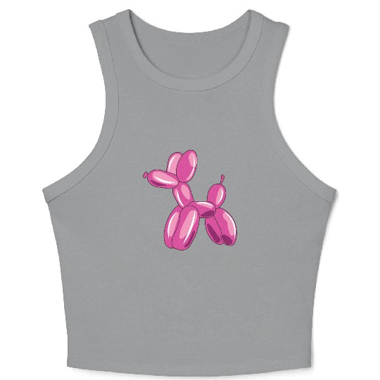 Kids Magical Birthday Balloon Animal Dog Crop Tank Top