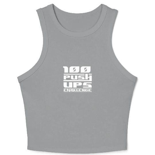 Push Postal Service Fitness Push Up Body Weight Gym Crop Tank Top