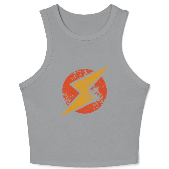 Lightning Bolt Crop Tank Top