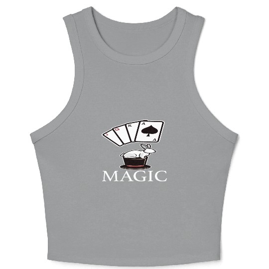 Magic Magic Magic Card Trick Crop Tank Top