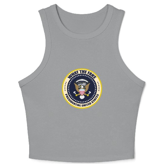 fake presidential seal Crop Tank Top