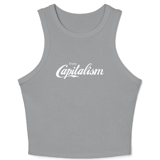 Enjoy Capitalism Crop Tank Top